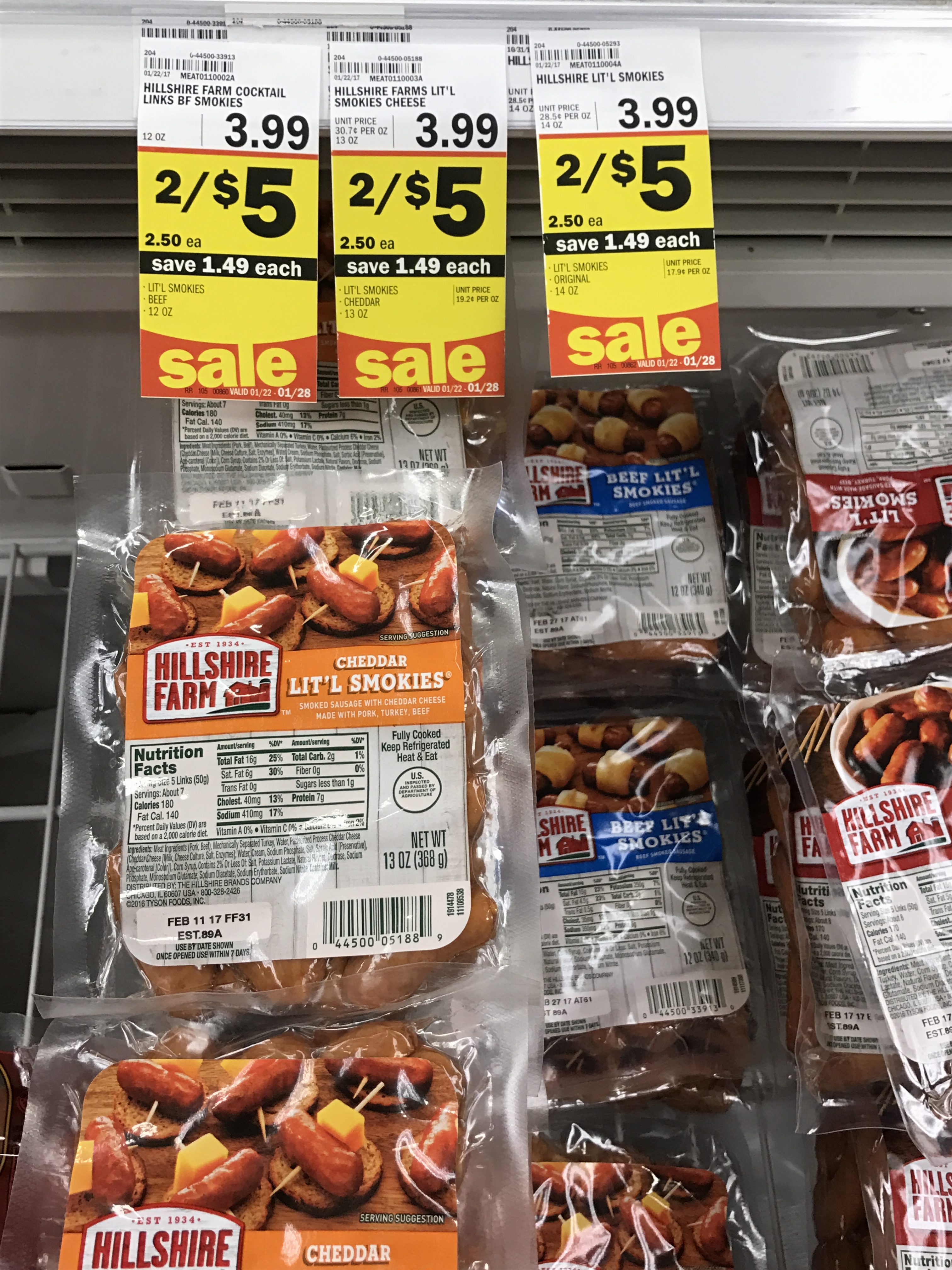 Meijer: Hillshire Farms Lit'l Smokies for $1.95