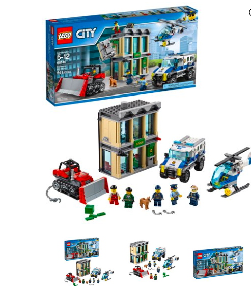 LEGO City Police Bulldozer Break-In 60140 Building Kit $43.99 - Fresh ...