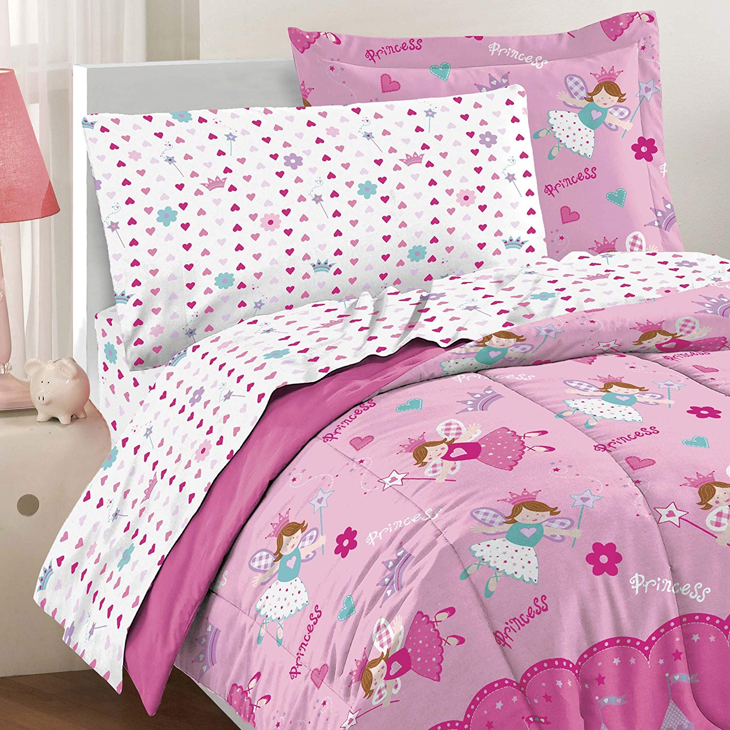 amazon-deal-dream-factory-magical-princess-microfiber-bedding-set