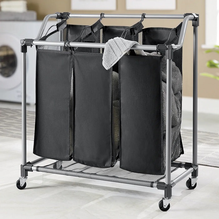Amazon Deal: Honey-Can-Do Triple Laundry Sorter with Mesh Bags