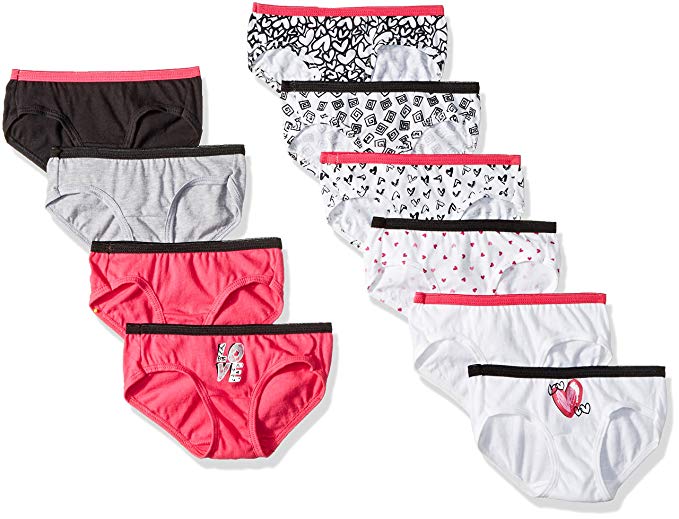 Amazon Deal: 10-pack Hanes Girls' Hipsters