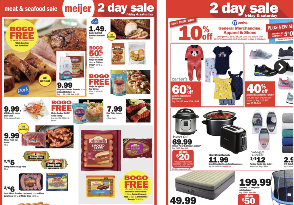 Meijer Weekend Sale | Meijer 3 Day Sale